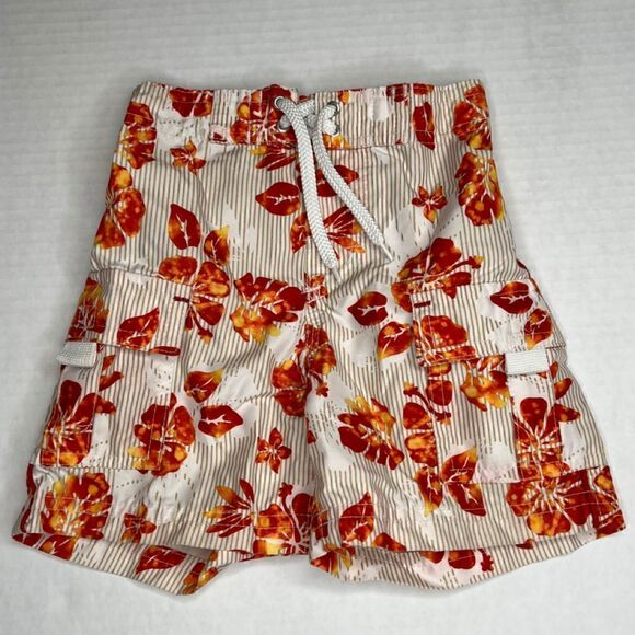 Carter's Other - 3/$15 Carter’s 12 months elastic waist floral board shorts